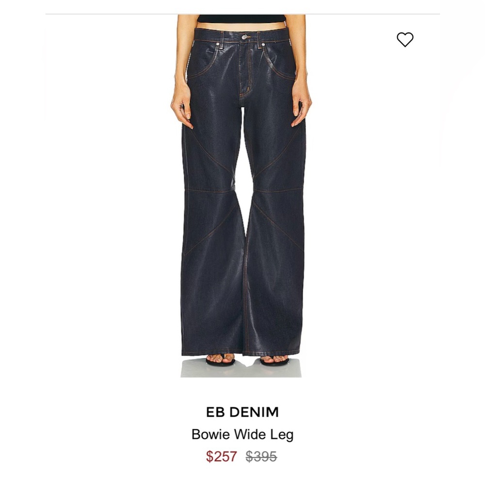 NWT EB Denim Bowie jeans in midnight glaze - 25